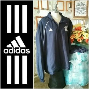 Adidas Men's (NY logo) Pullover Windbreaker